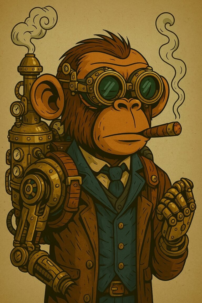 Steampunk Ape Inventor