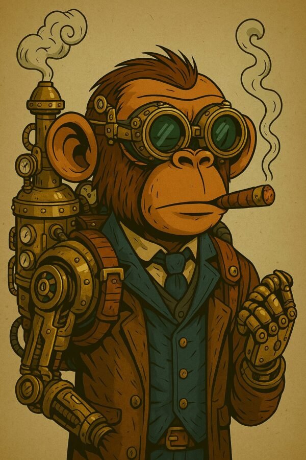Steampunk Ape Inventor